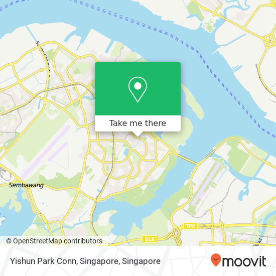 Yishun Park Conn, Singapore map