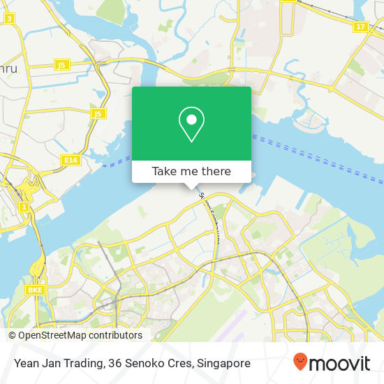 Yean Jan Trading, 36 Senoko Cres map