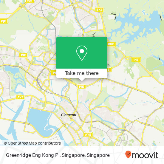 Greenridge Eng Kong Pl, Singapore地图