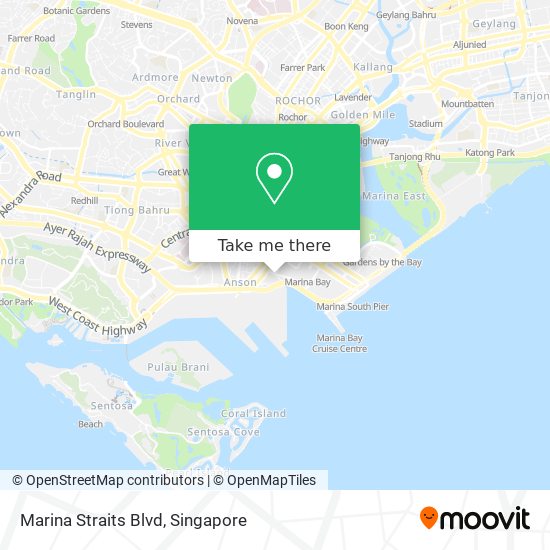 Marina Straits Blvd map