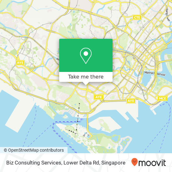 Biz Consulting Services, Lower Delta Rd map