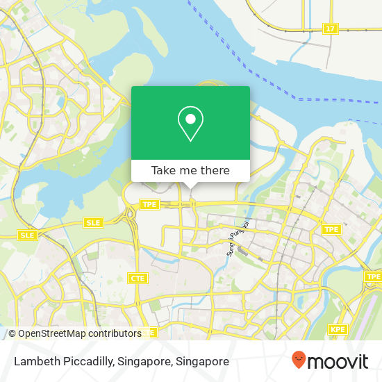 Lambeth Piccadilly, Singapore map