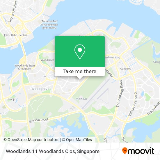 Woodlands 11 Woodlands Clos map