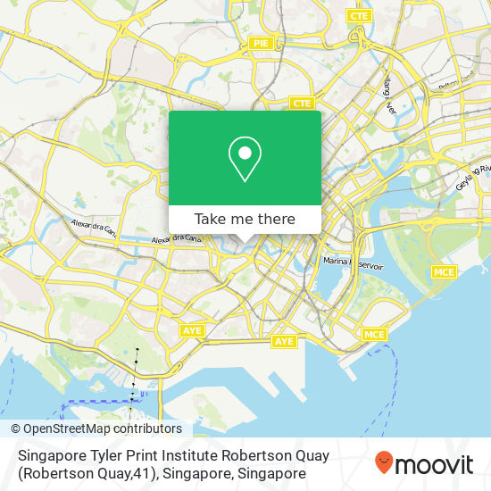 Singapore Tyler Print Institute Robertson Quay (Robertson Quay,41), Singapore map