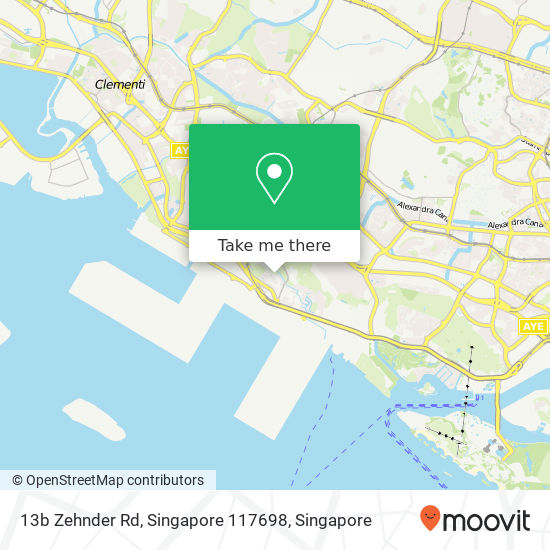 13b Zehnder Rd, Singapore 117698 map