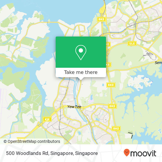 500 Woodlands Rd, Singapore map