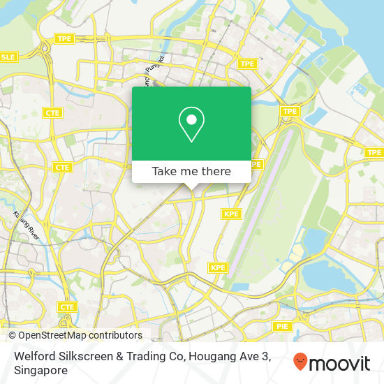 Welford Silkscreen & Trading Co, Hougang Ave 3 map