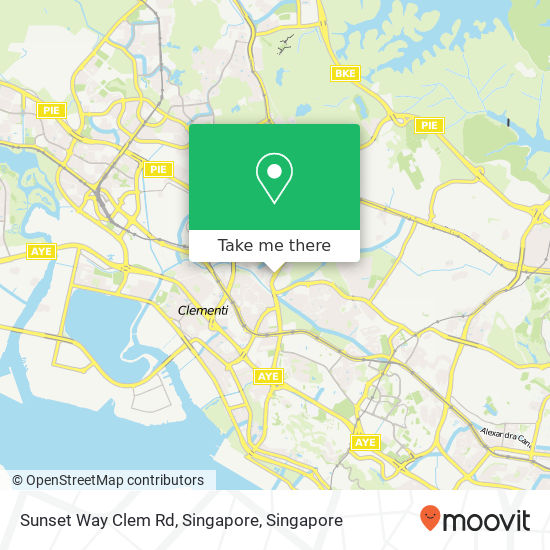 Sunset Way Clem Rd, Singapore地图