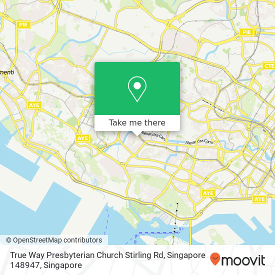 True Way Presbyterian Church Stirling Rd, Singapore 148947地图