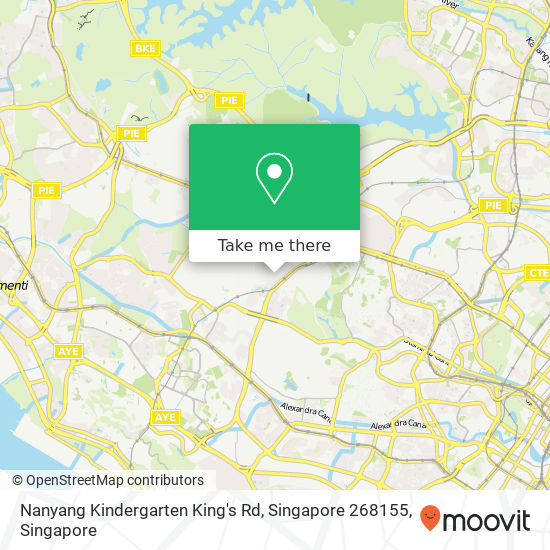 Nanyang Kindergarten King's Rd, Singapore 268155地图