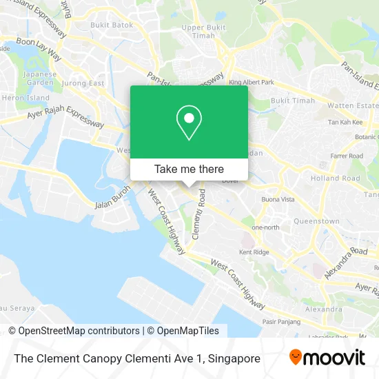 The Clement Canopy Clementi Ave 1 map