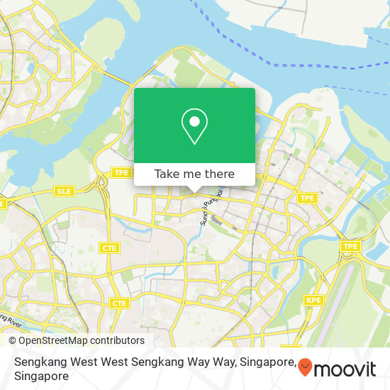 Sengkang West West Sengkang Way Way, Singapore map