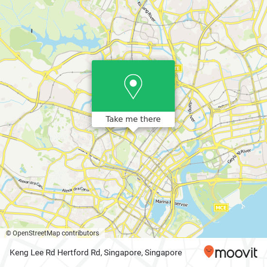 Keng Lee Rd Hertford Rd, Singapore地图