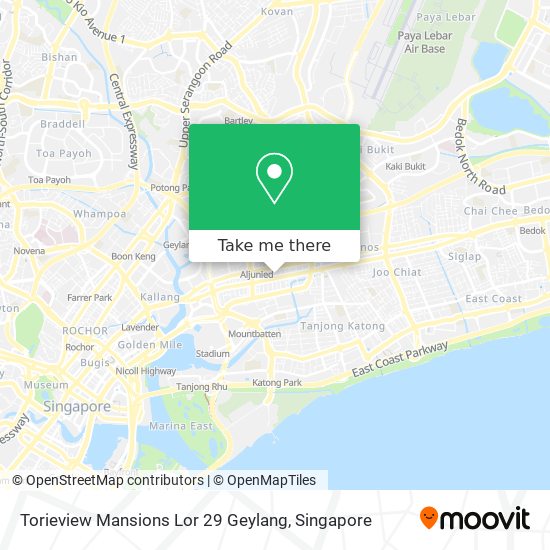 Torieview Mansions Lor 29 Geylang map