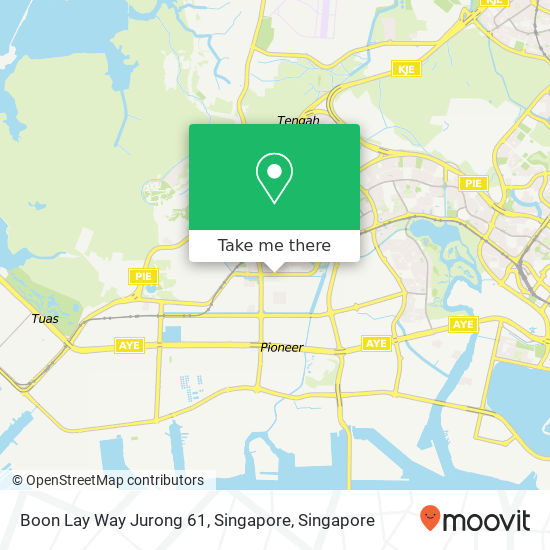 Boon Lay Way Jurong 61, Singapore map