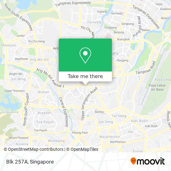 Blk 257A map