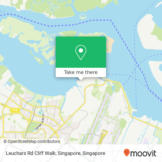 Leuchars Rd Cliff Walk, Singapore map