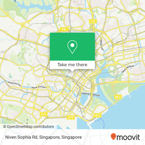 Niven Sophia Rd, Singapore地图