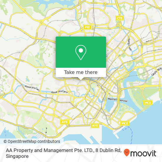 AA Property and Management Pte. LTD., 8 Dublin Rd map
