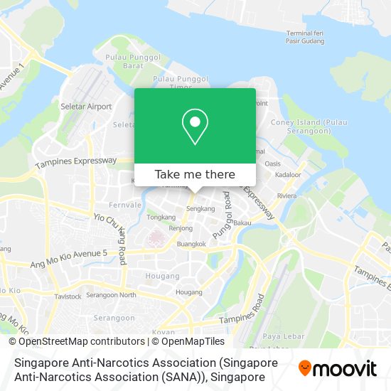 Singapore Anti-Narcotics Association (Singapore Anti-Narcotics Association (SANA)) map