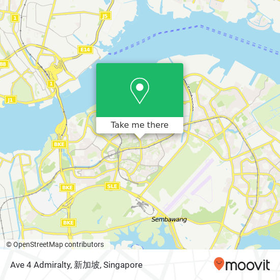 Ave 4 Admiralty, 新加坡 map