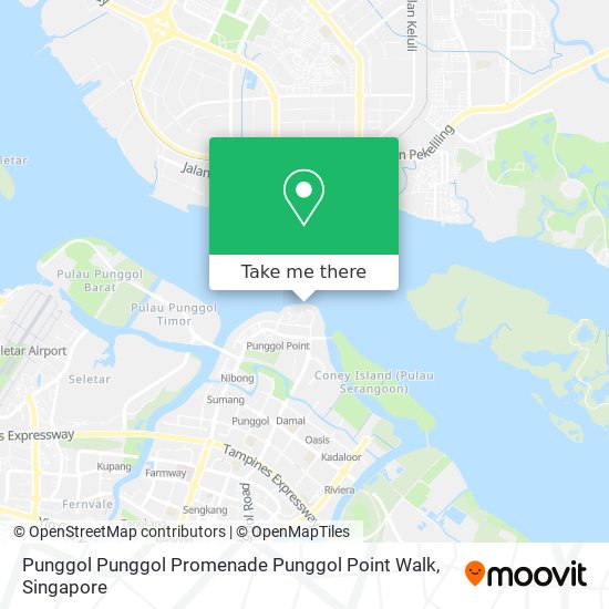 Punggol Punggol Promenade Punggol Point Walk map