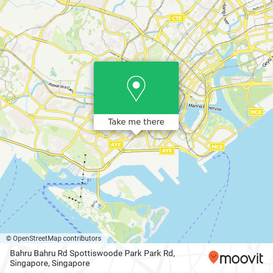 Bahru Bahru Rd Spottiswoode Park Park Rd, Singapore地图