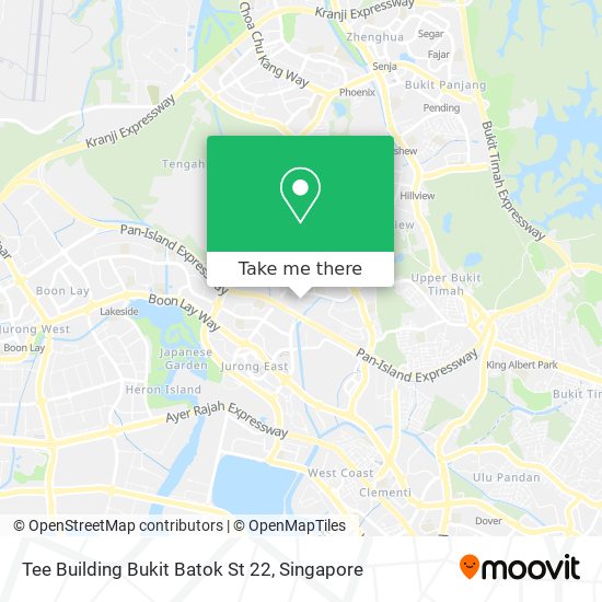 Tee Building Bukit Batok St 22 map