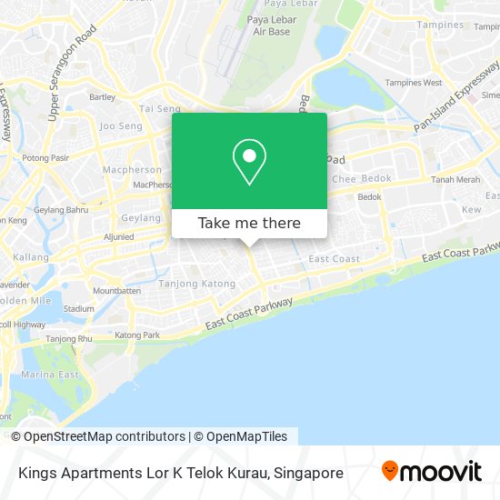 Kings Apartments Lor K Telok Kurau地图