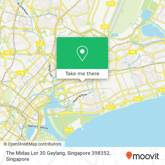 The Midas Lor 30 Geylang, Singapore 398352地图