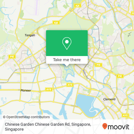 Chinese Garden Chinese Garden Rd, Singapore map