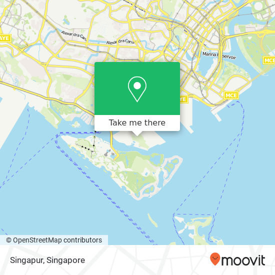 Singapur map