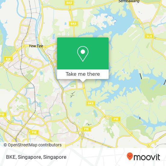 BKE, Singapore map