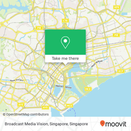 Broadcast Media Vision, Singapore map
