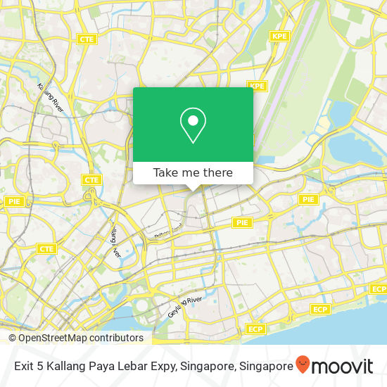 Exit 5 Kallang Paya Lebar Expy, Singapore地图