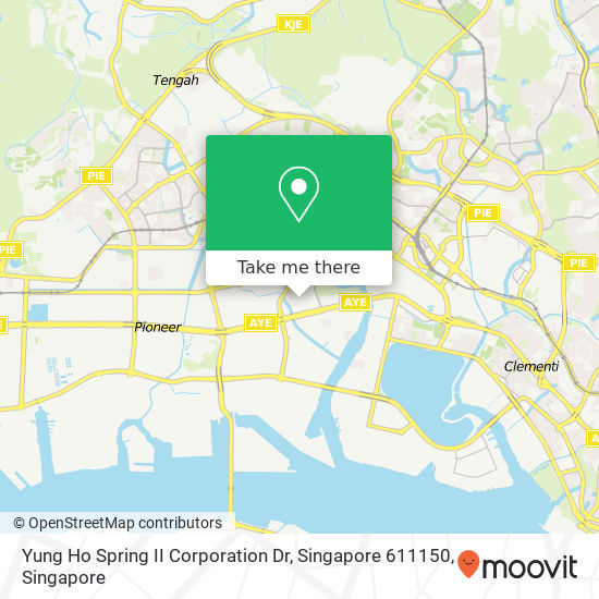 Yung Ho Spring II Corporation Dr, Singapore 611150地图