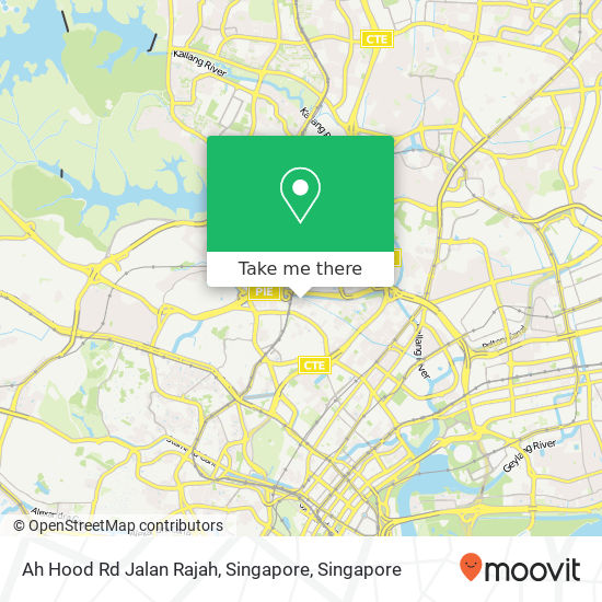 Ah Hood Rd Jalan Rajah, Singapore地图