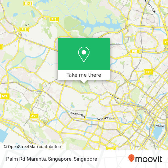 Palm Rd Maranta, Singapore map