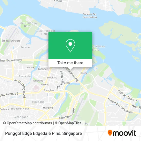 Punggol Edge Edgedale Plns map