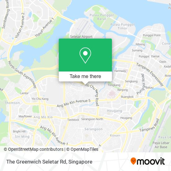 The Greenwich Seletar Rd map