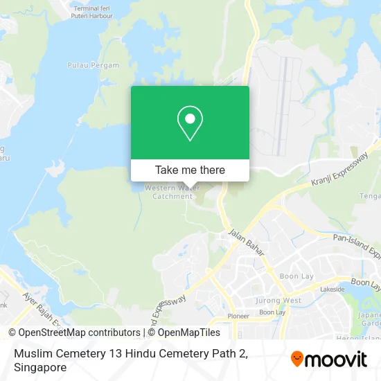 Muslim Cemetery 13 Hindu Cemetery Path 2 map