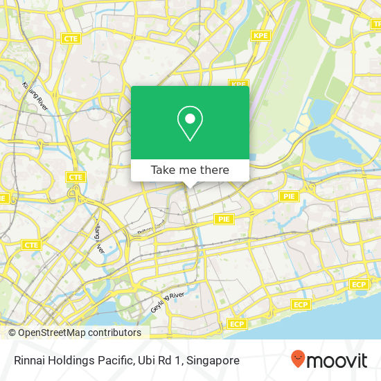 Rinnai Holdings Pacific, Ubi Rd 1 map