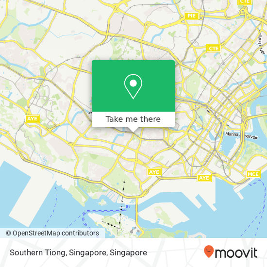 Southern Tiong, Singapore地图