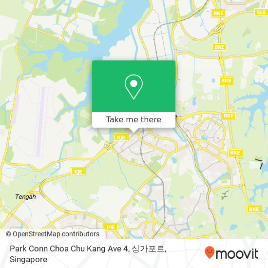 Park Conn Choa Chu Kang Ave 4, 싱가포르 map