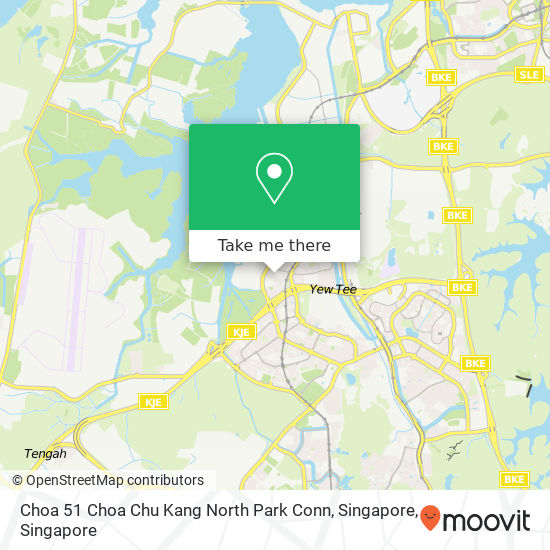 Choa 51 Choa Chu Kang North Park Conn, Singapore map