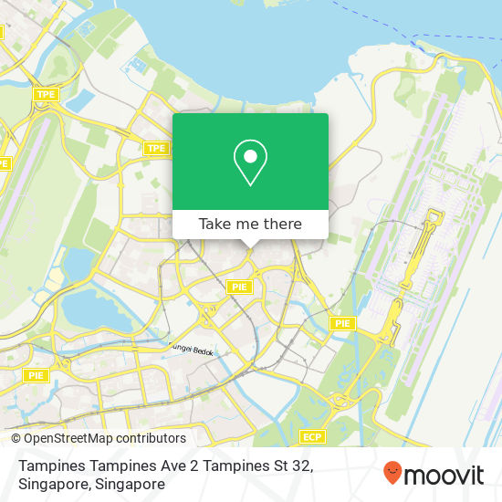 Tampines Tampines Ave 2 Tampines St 32, Singapore map