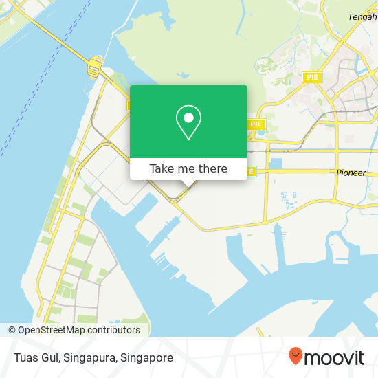 Tuas Gul, Singapura map