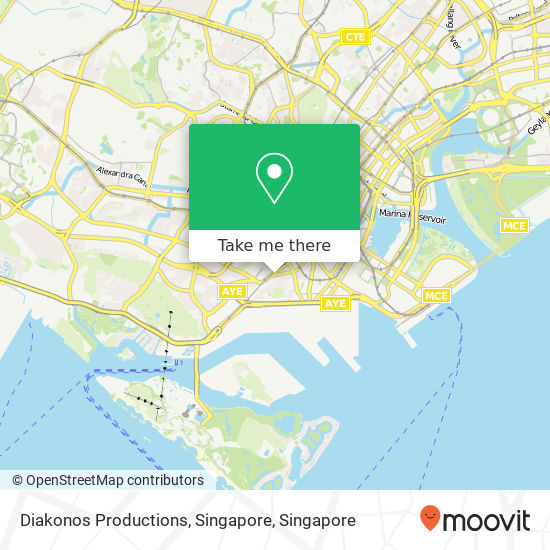 Diakonos Productions, Singapore map