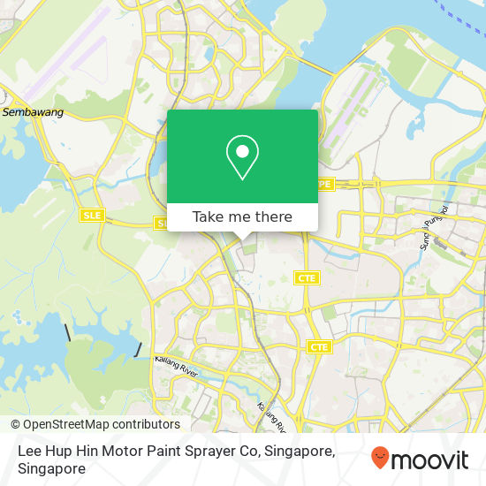 Lee Hup Hin Motor Paint Sprayer Co, Singapore地图