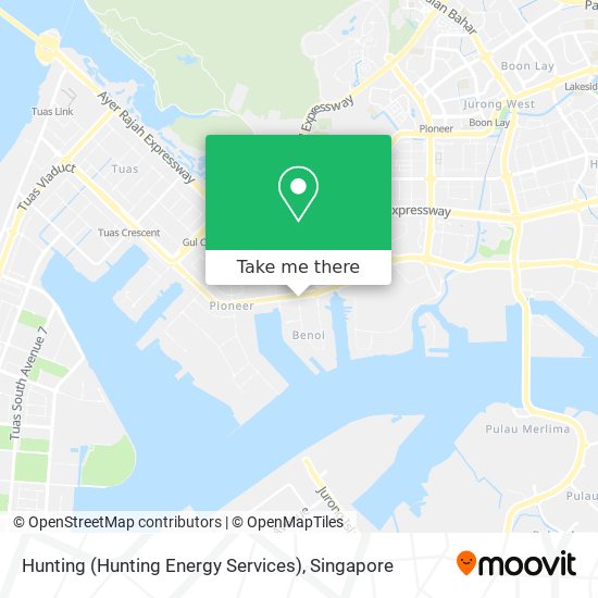 Hunting (Hunting Energy Services) map